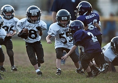 Youth football players